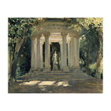 THE VILLA ADRIANA OF TIVOLI (ROME) - 1926 - OIL ON CANVAS - 0.60 X 0.70 M. (Print Only) thumbnail