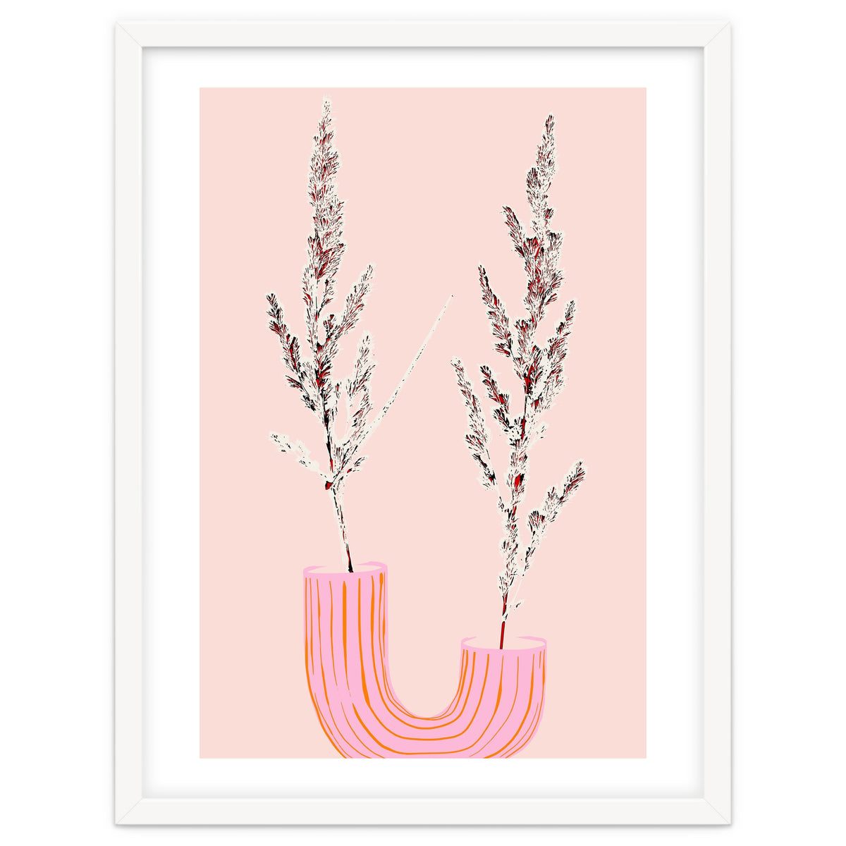 Plant based happyness Grasses 1 still life