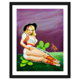 Sexy Pinup Gil Fell On Cactus From A Horse thumbnail