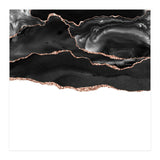 Black & Rose Gold Agate Texture 05  (Print Only) thumbnail