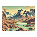 Vintage Chile, Torres Del Paine Poster (Print Only) thumbnail