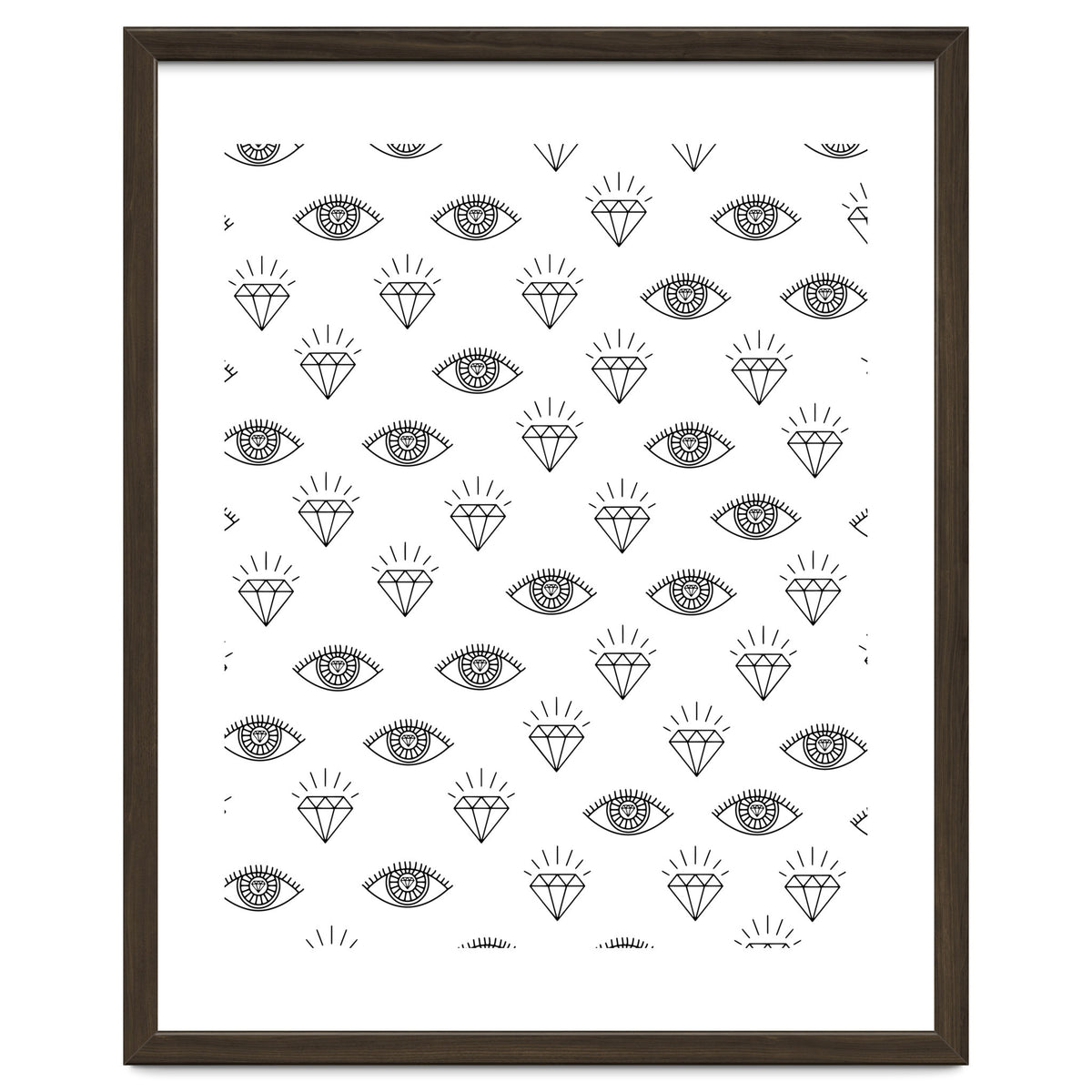 Diamond Eyes #society6 #decor #buyart