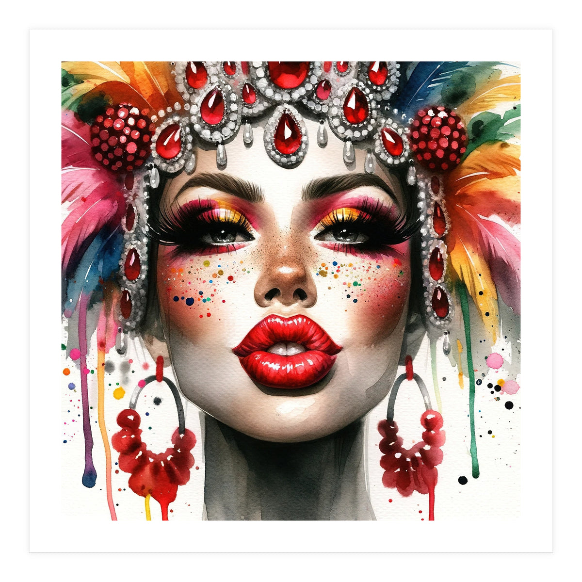 Carnival Muse Of Rio (Print Only)