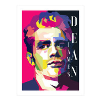 James Dean 60s Hollywood Movies Pop Art Wpap (Print Only)