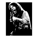 Neil Young Musician Legend in Grayscale 2 (Print Only) thumbnail