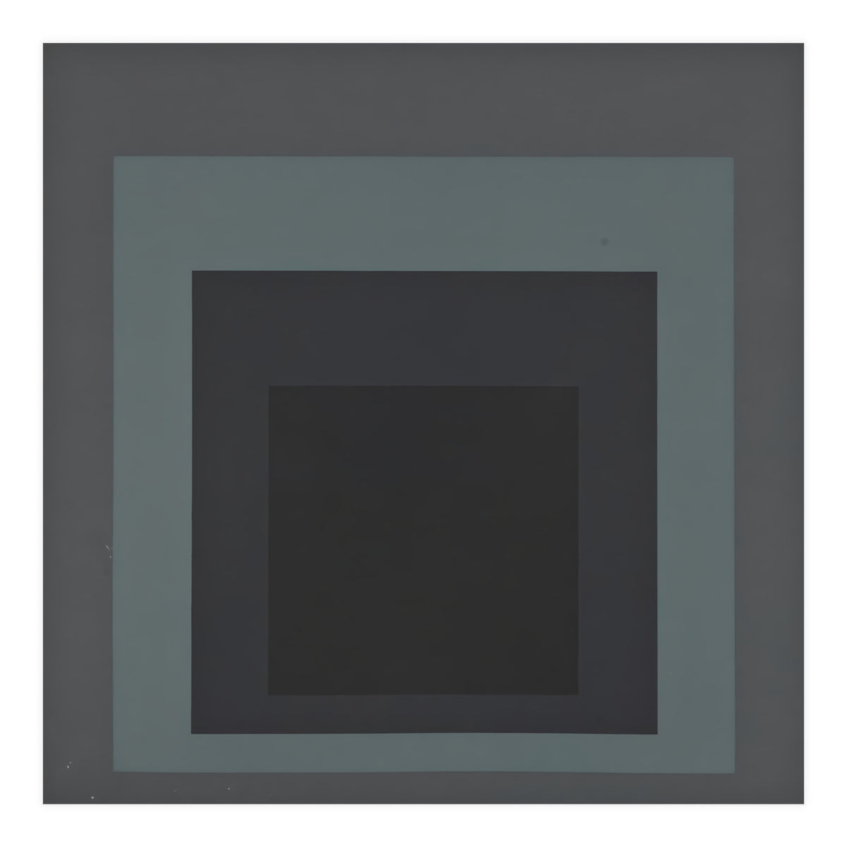 JOSEF ALBERS - HOMAGE TO THE SQUARE BLACK GREY (Print Only)