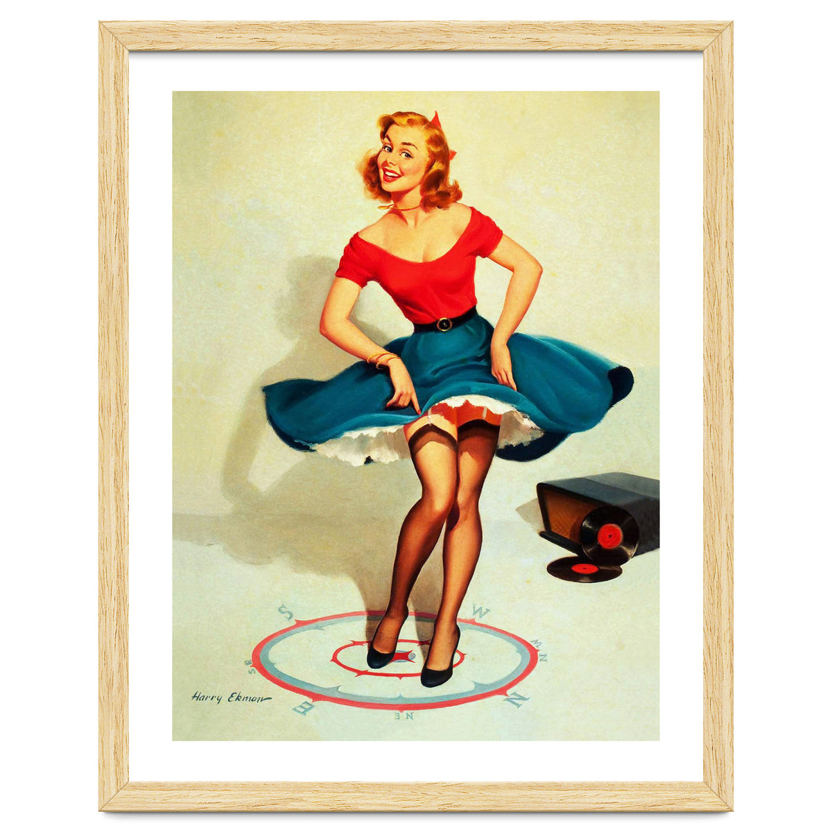 Pinup Dancing Girl