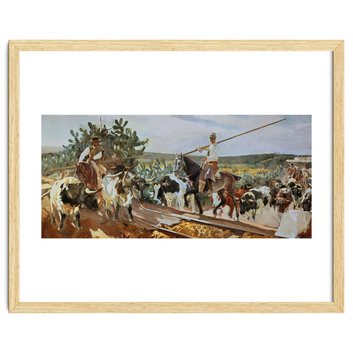 'Andalusia, The Round Up', 1914, Oil on canvas, 358 x 766,5 cm.