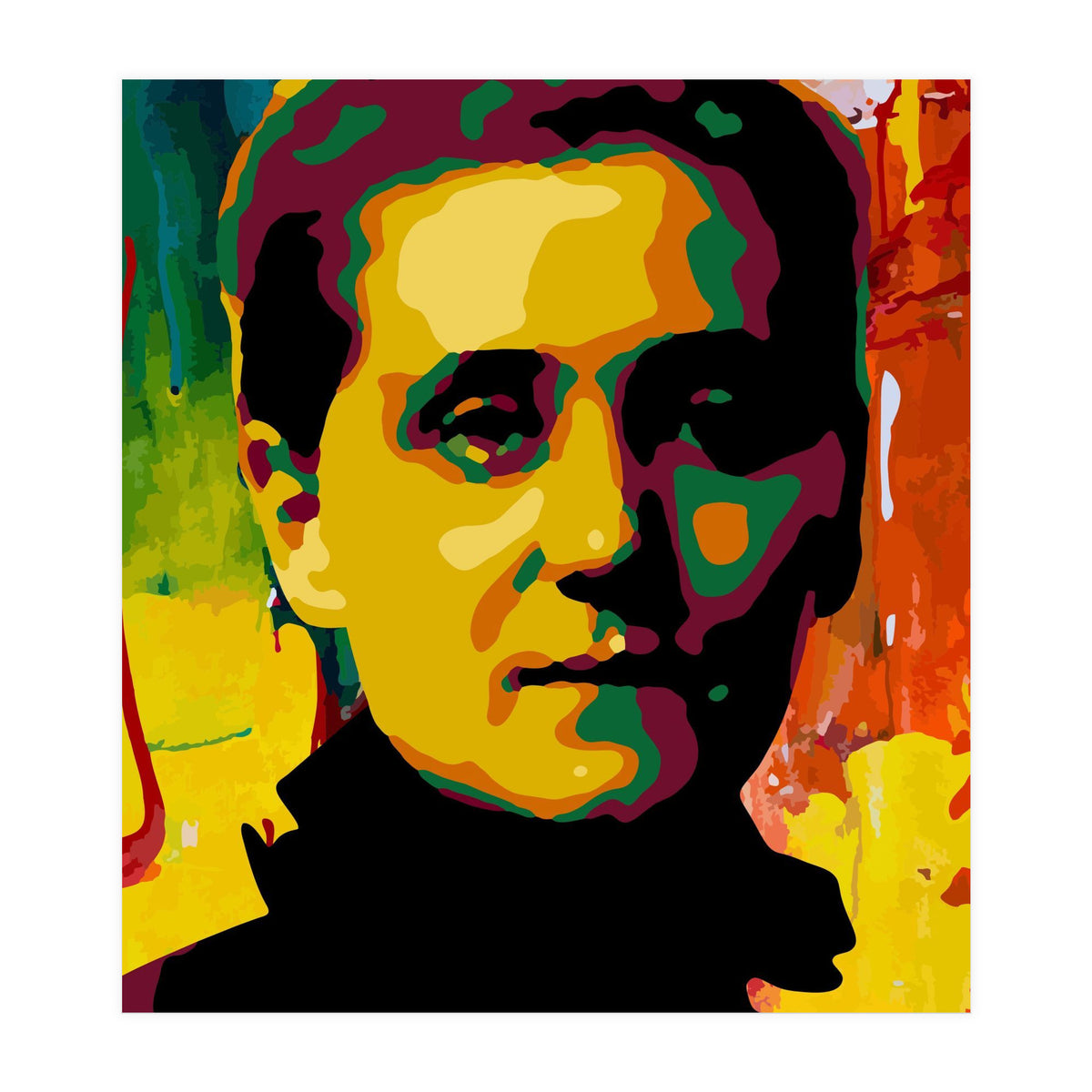 Jane Addams Colorful Abstract Art 2 (Print Only)
