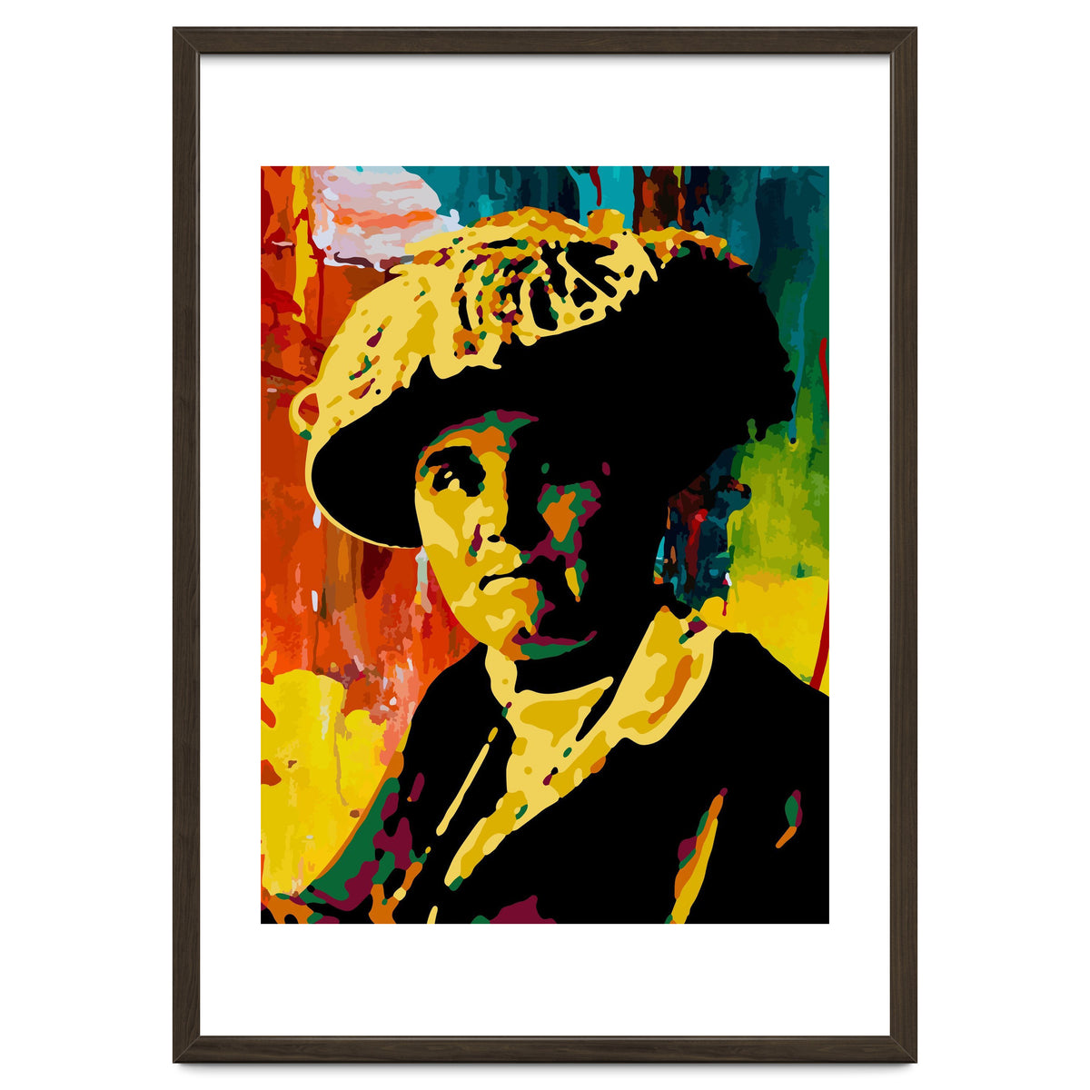 Jane Addams Colorful Abstract Art