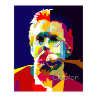 Eric Clapton English Blues Guitarist And Singer Pop Art WPAP (Print Only)