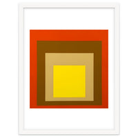 Josef Albers - Red, Brown, Golden
