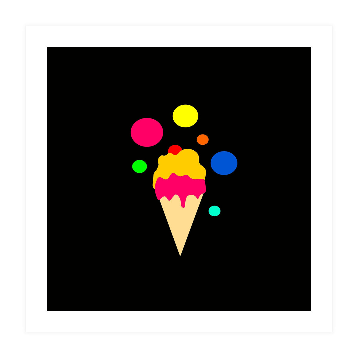 Colorful Icecream (Print Only)