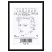 Receipt Art Madonna