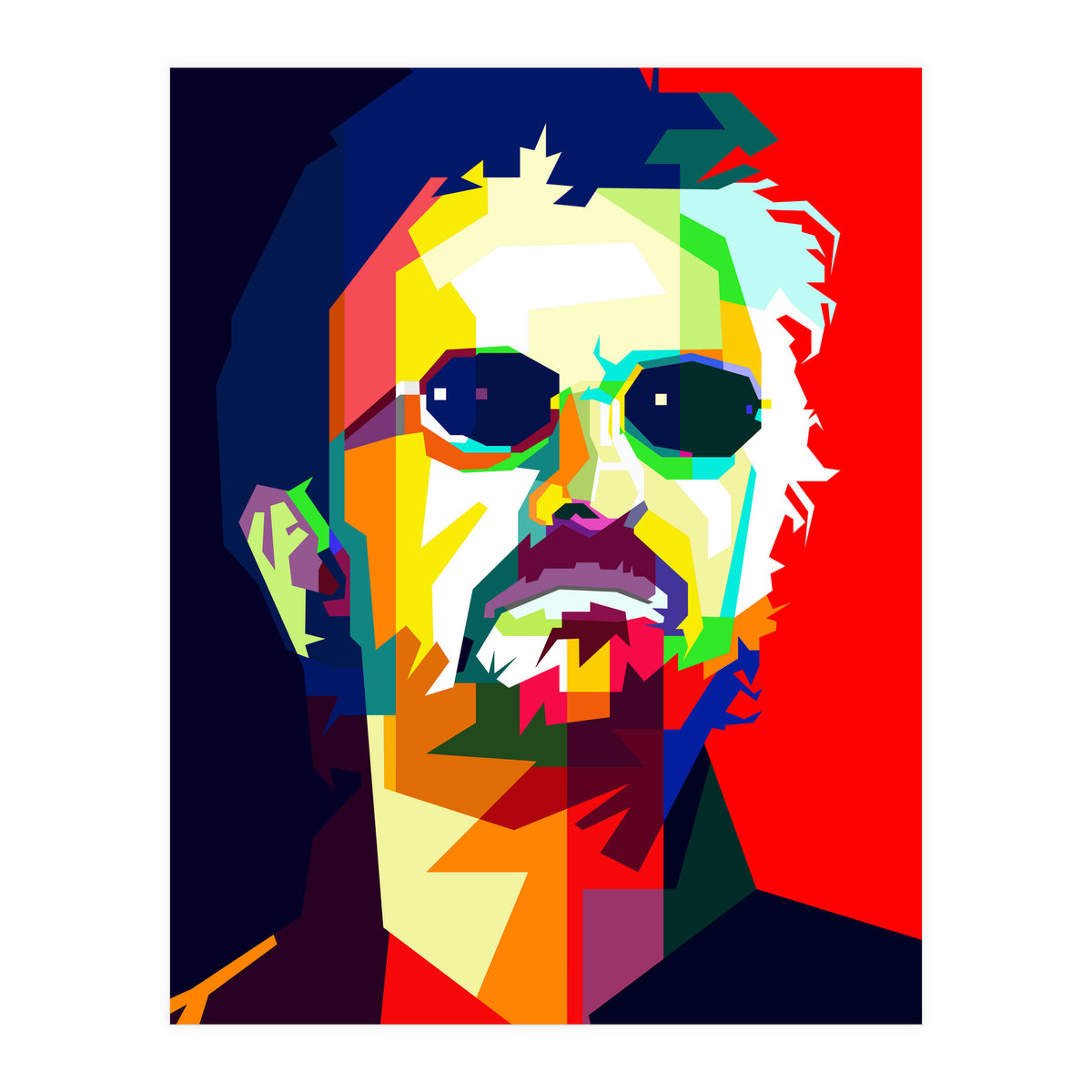 Ringo Starr The Beatles Music Art WPAP (Print Only)