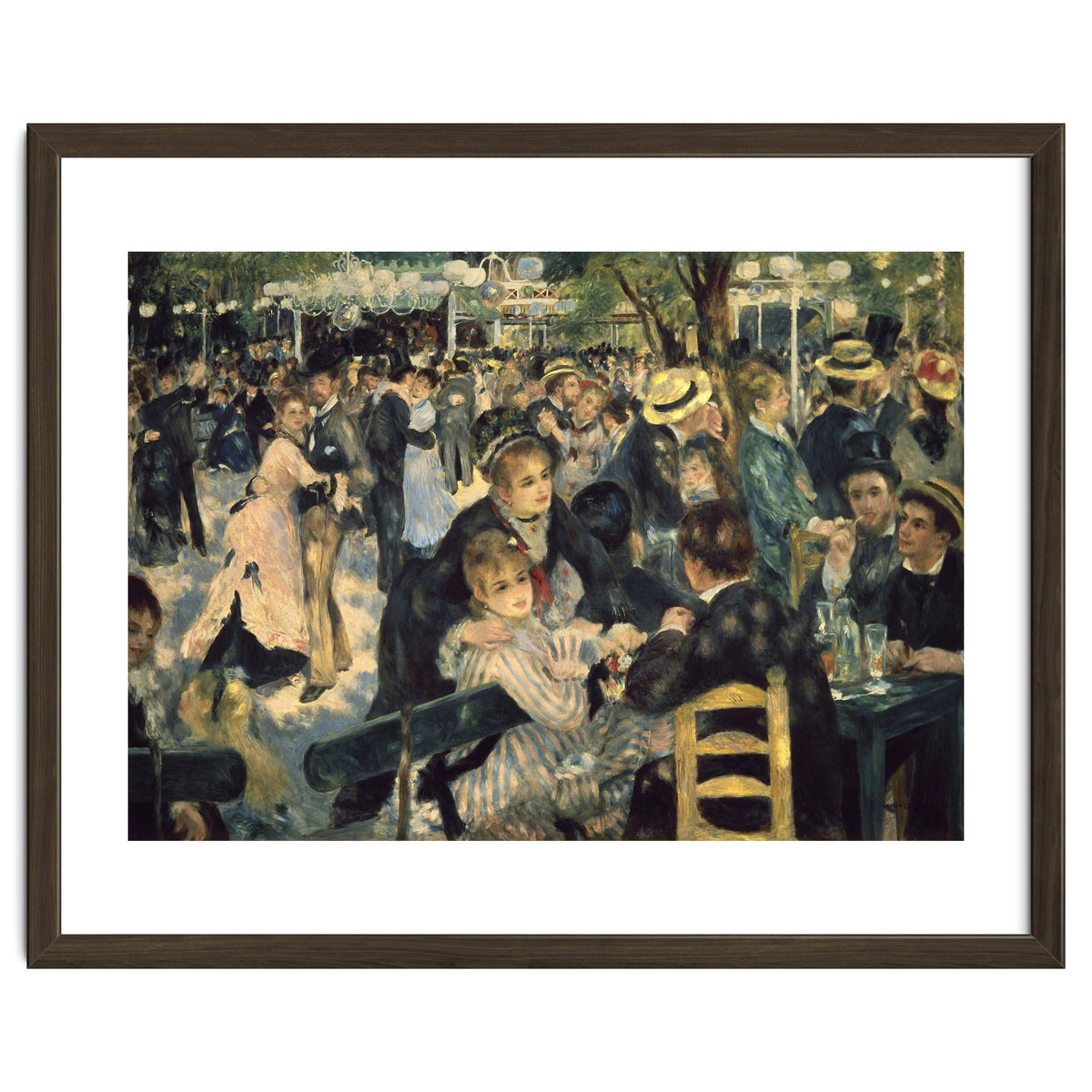 'Dance at Le moulin de la Galette', 1876, Oil on canvas, 131 x 175 cm.