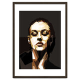 Monica Bellucci Hollywood Actress Retro Style Geometric Illustration thumbnail