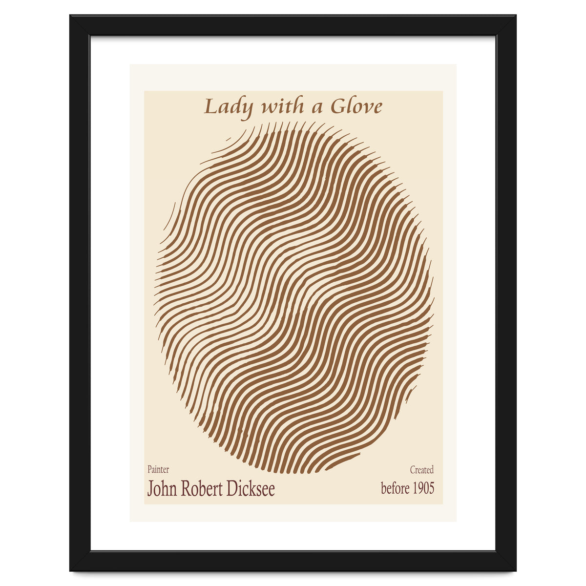 Lady With A Glove – John Robert Dicksee (before 1905)