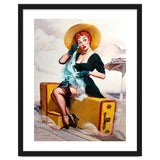 Pinup Sexy Girl Left At The Bus Station thumbnail