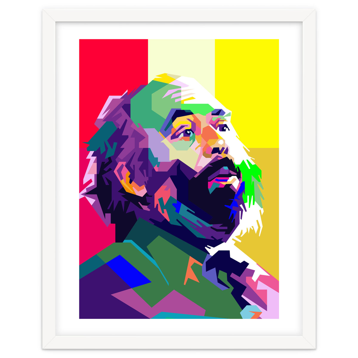 Luciano Pavarotti Opera Musical Pop Art WPAP