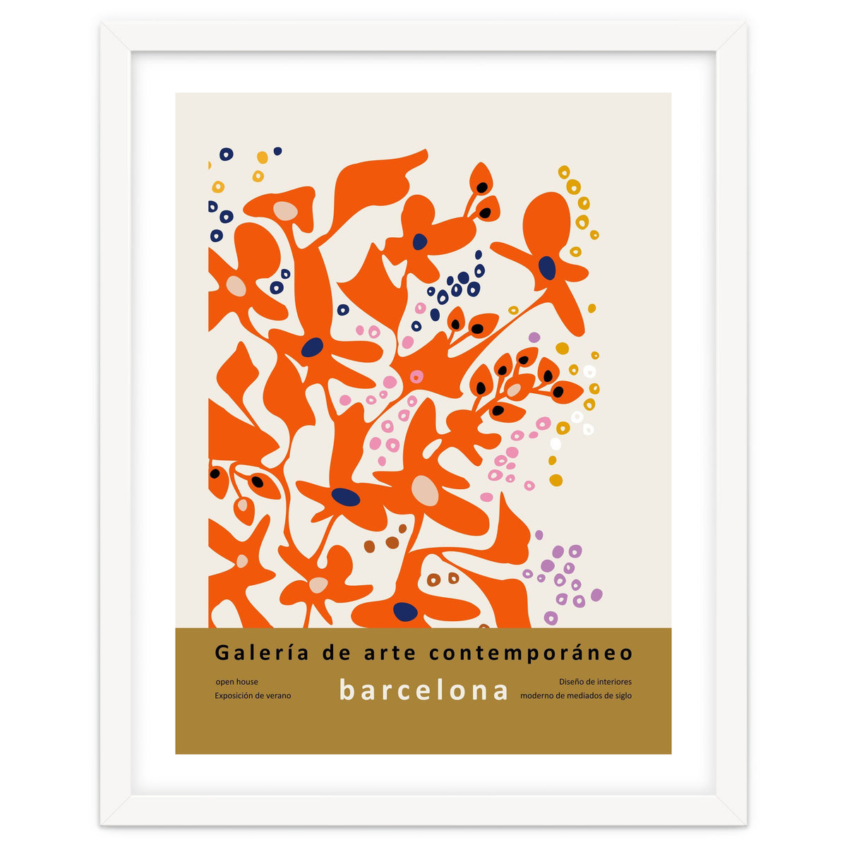 Contemporary art gallery Barcelona design and interior