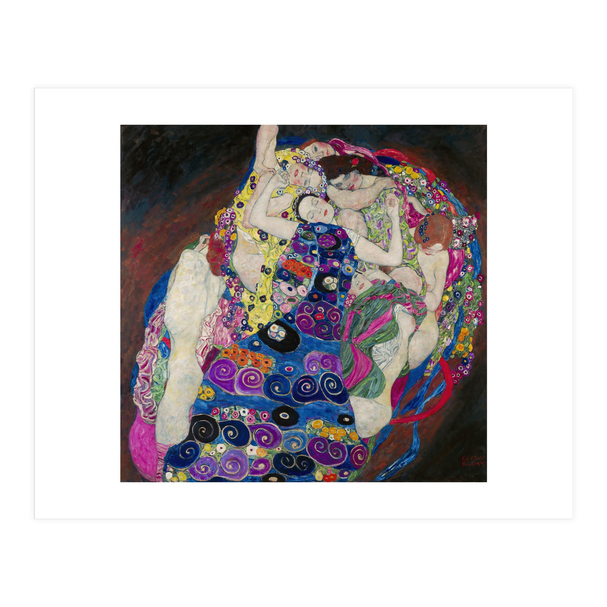 The Virgin - Die Jungfrau. Oil on canvas (1913) 190 x 200 cm. (Print Only)