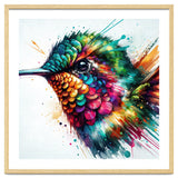 Watercolor Hummingbird Portrait thumbnail