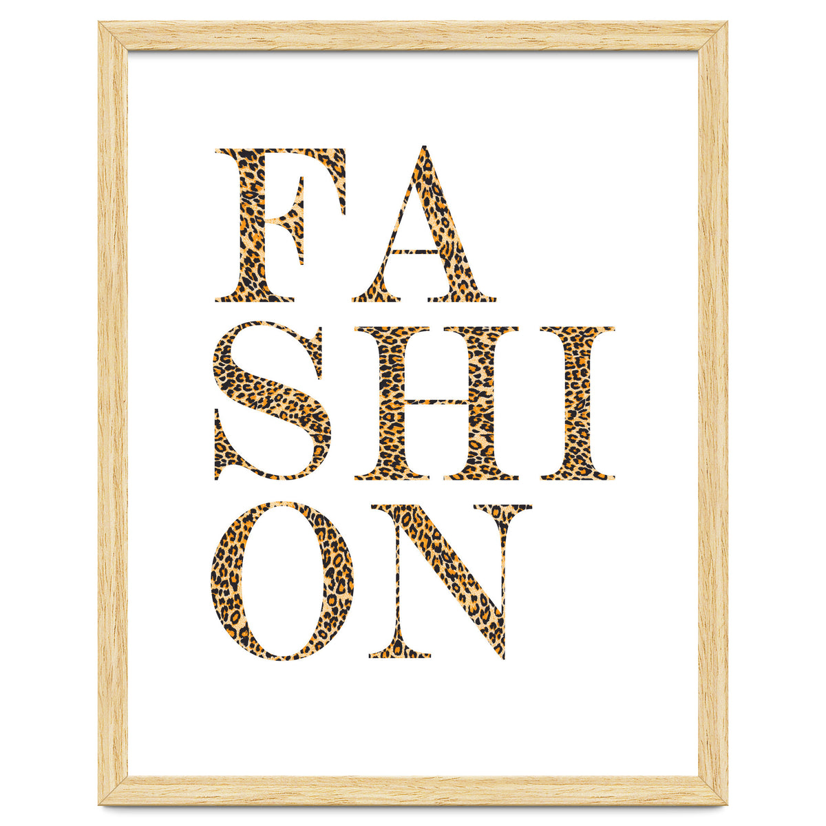 Fashion, Leopard Print Letters, Modern Chic decor