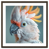 Salmon Crested Cockatoo Close Up Portrait thumbnail