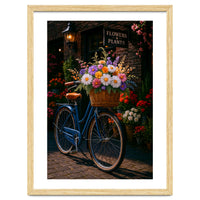 The Aesthetic of a Bicycle at a Flower Shop