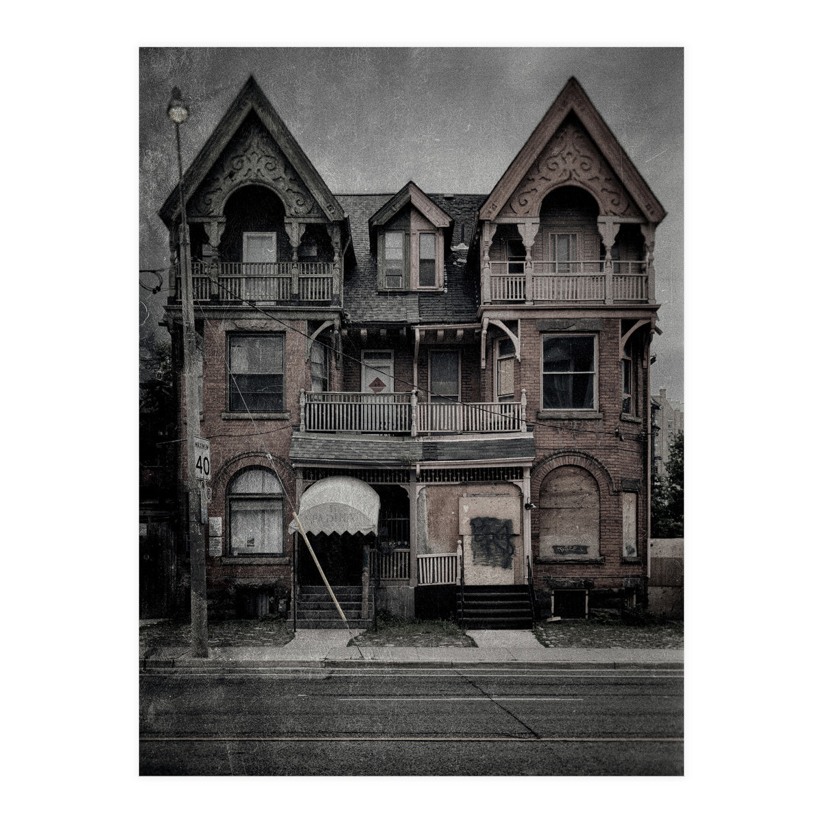 Nos 9 - 11 Spadina Road 2 Old Film Version (Print Only)