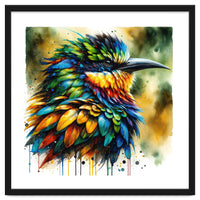 Vibrant Tropical Bird Portrait