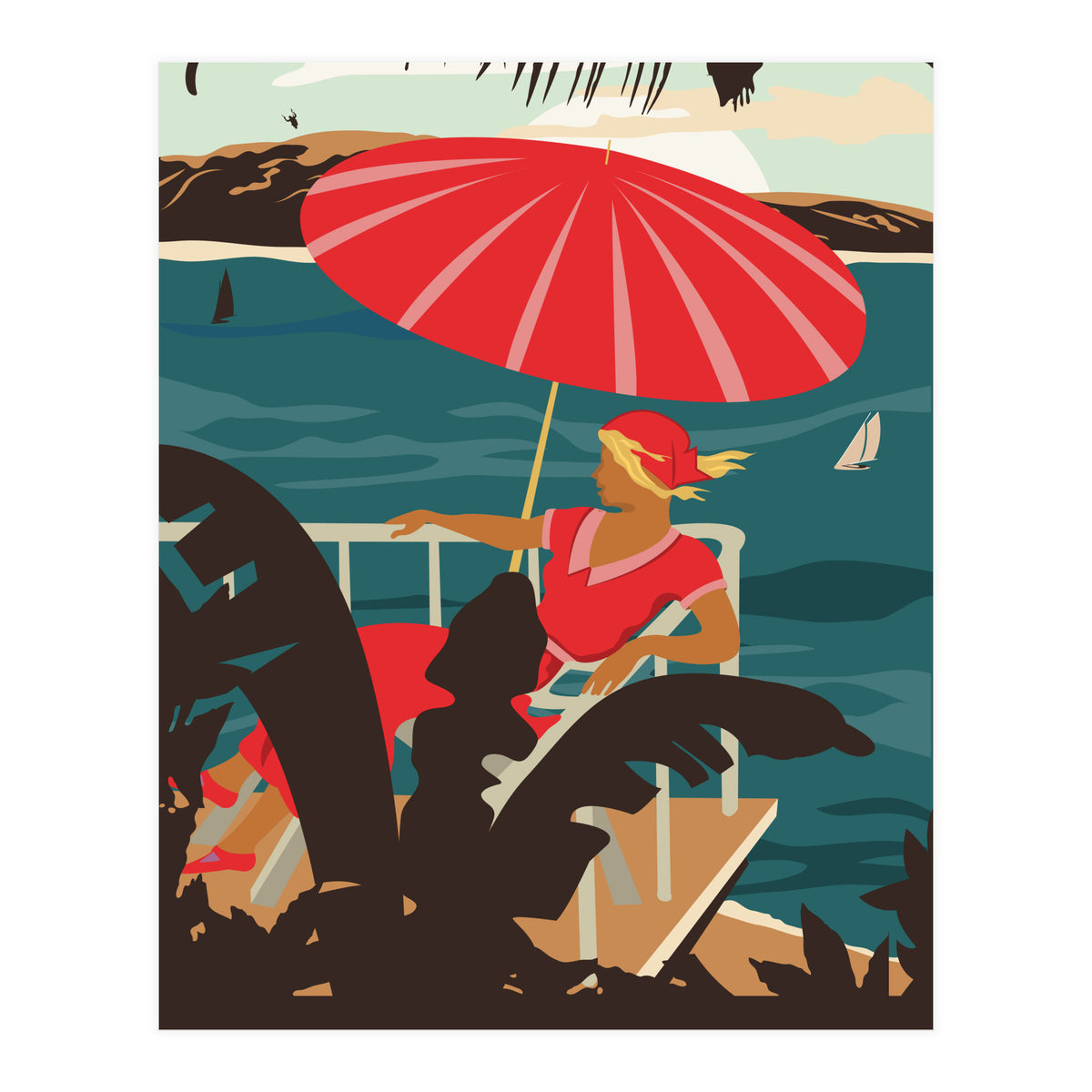 Vacation On a Sea (Print Only)