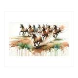 Galloping Horse Herd (Print Only) thumbnail