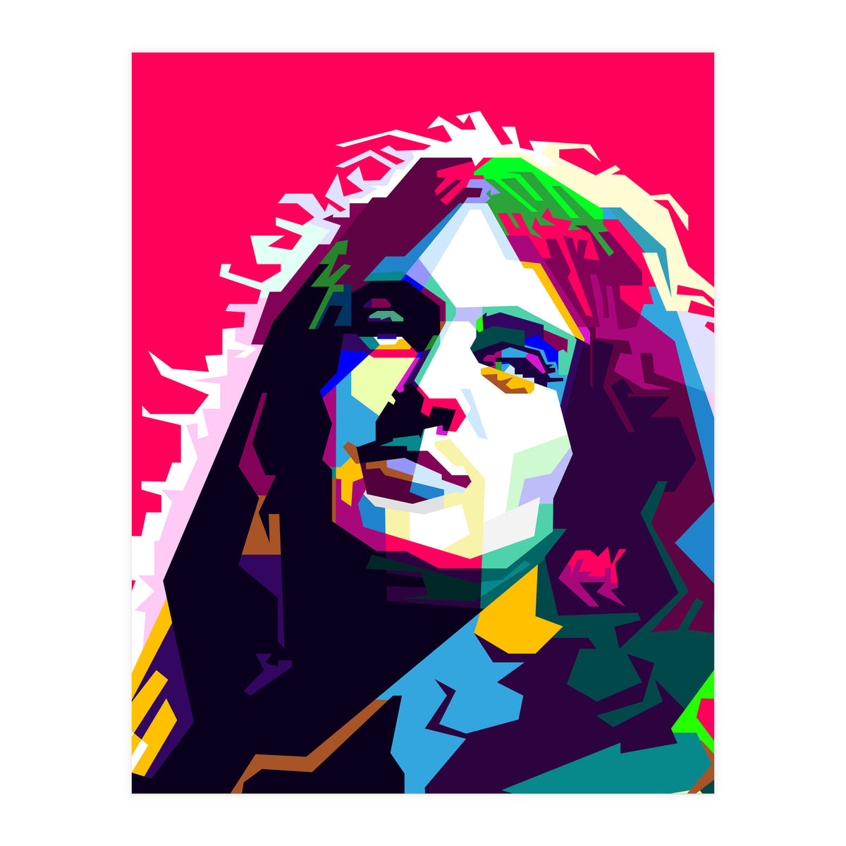 Ian Gillan Hard Rock Singer WPAP Trending Now (Print Only)
