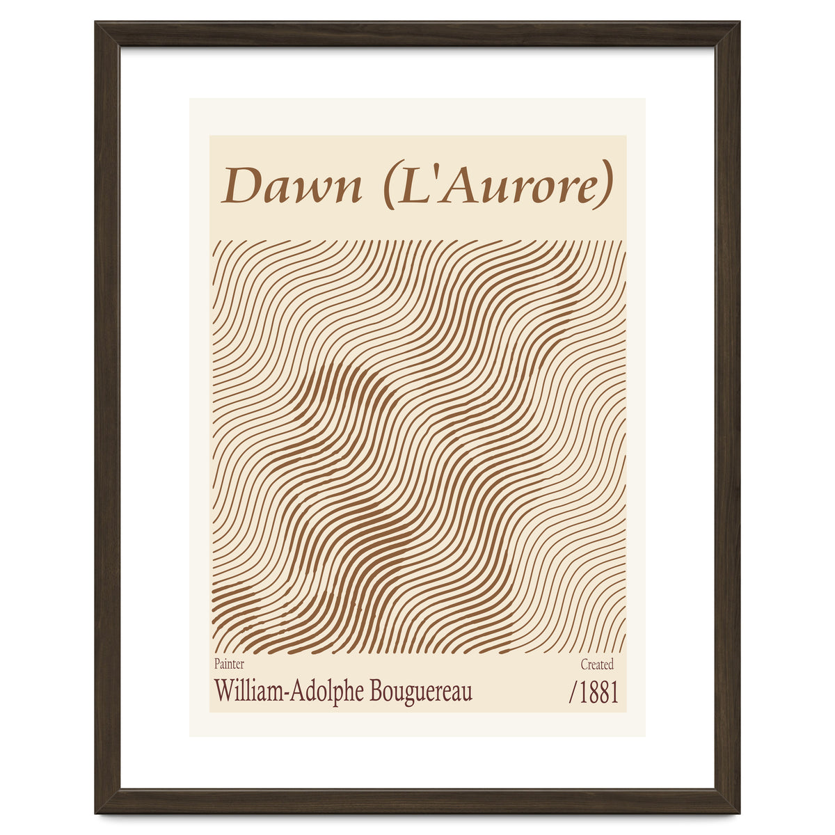 Dawn (l'aurore) – William Adolphe Bouguereau 1881