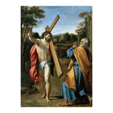 Annibale Carracci / 'Domine, quo vadis?', c. 1602, Oil on panel, 77.4 x 56.3cm. AGOSTINO CARRACCI. (Print Only) thumbnail