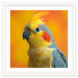 Close Up Cockatiel Parrot With Yellow Crest thumbnail
