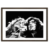 Robert Plant & Jimmy Page Black Illustration thumbnail
