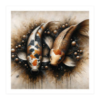 Powerful Koi Fish Pair (Print Only)