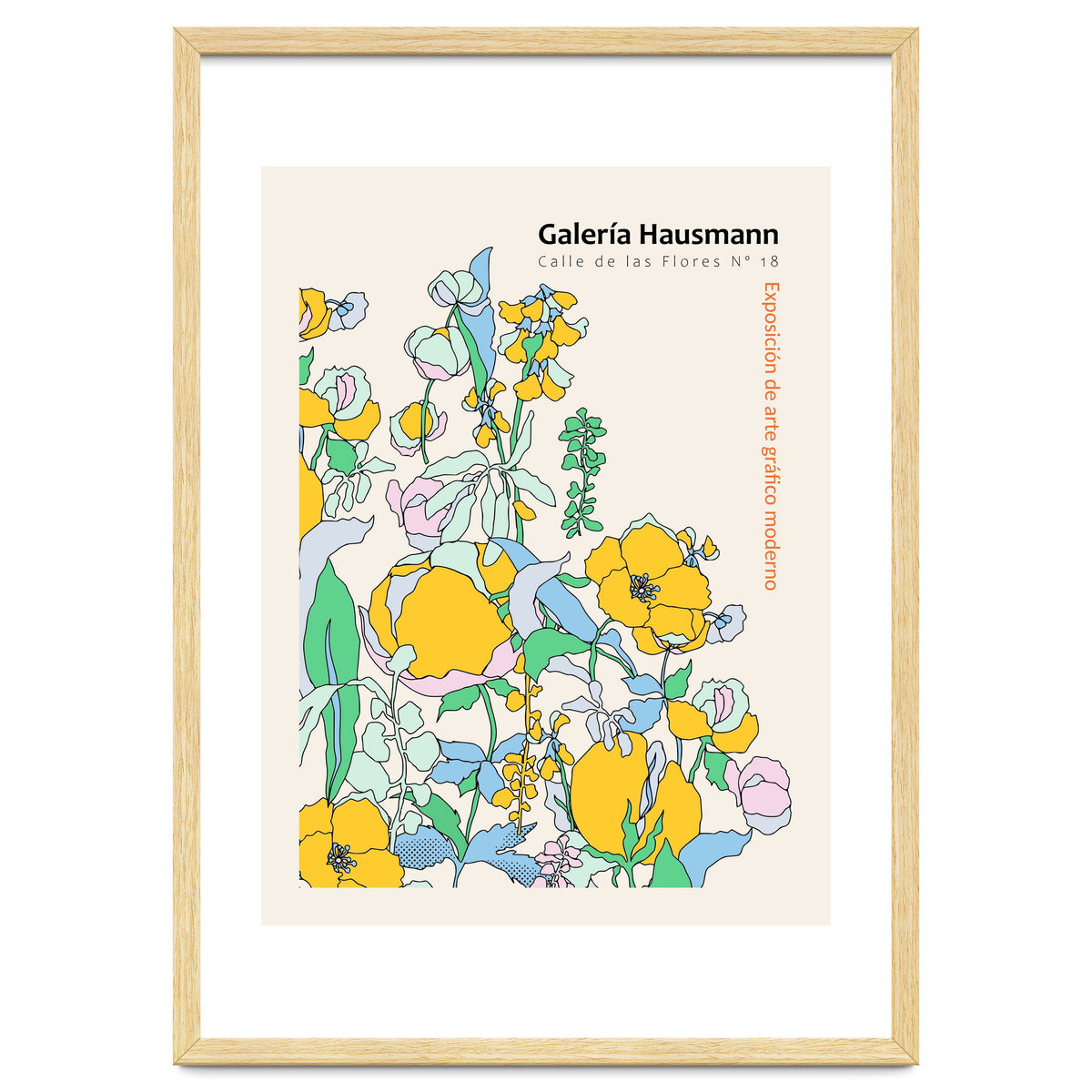 Exhibition of modern graphic art Madrid