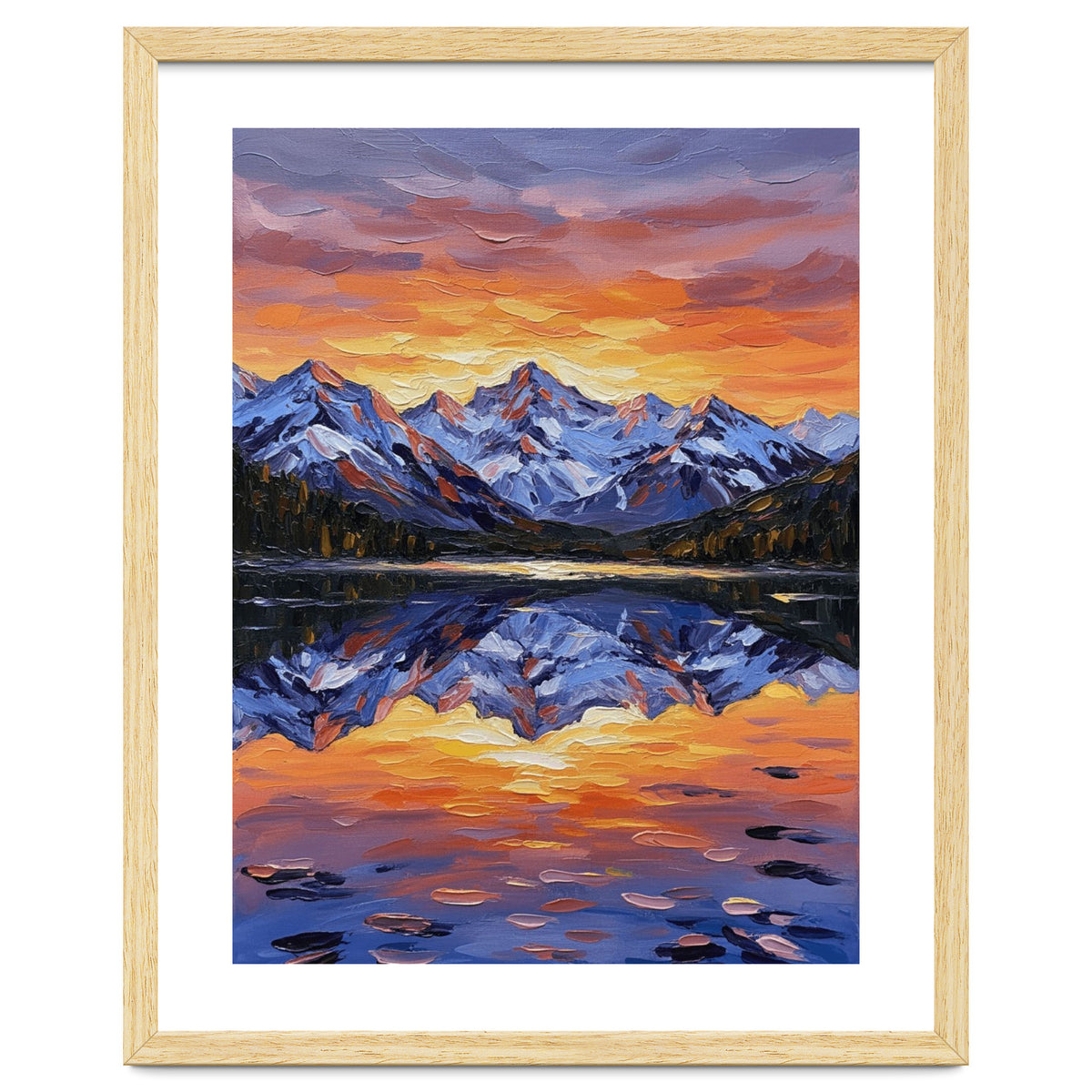 Alpenglow Reflections