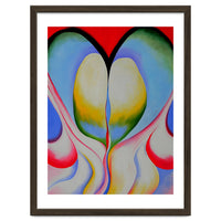Georgia O’Keeffe – Series 1, No. 8 (1918) | Expressive Abstract Watercolor of Organic Rhythm and Modernist Form