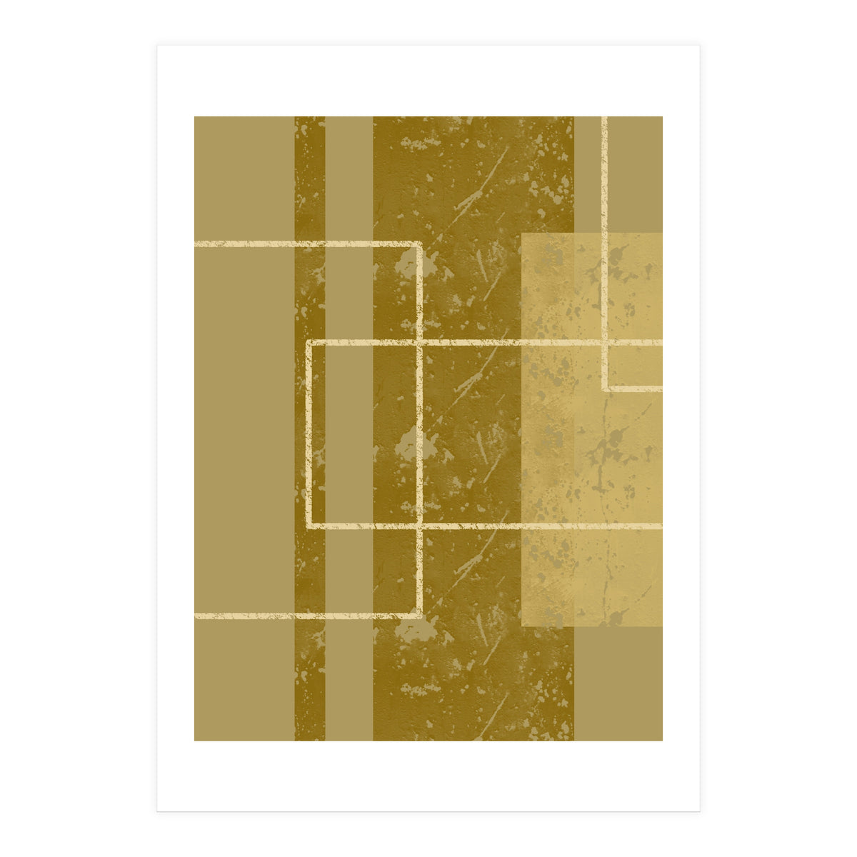 Golden Construction (Print Only)
