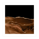 Brown & Gold Agate Texture 07 (Print Only) thumbnail
