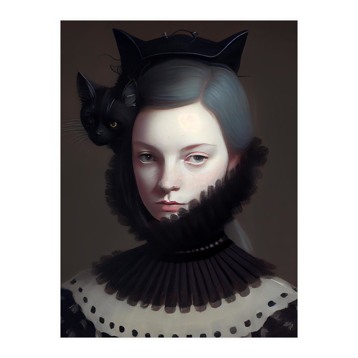 Miss Black Kitty (Print Only)