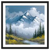 Majestic Peaks in Morning Mist thumbnail