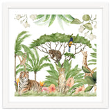 Watercolor Animals Savannah Landscape thumbnail