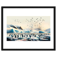 Antarctic Expanse Penguins Path