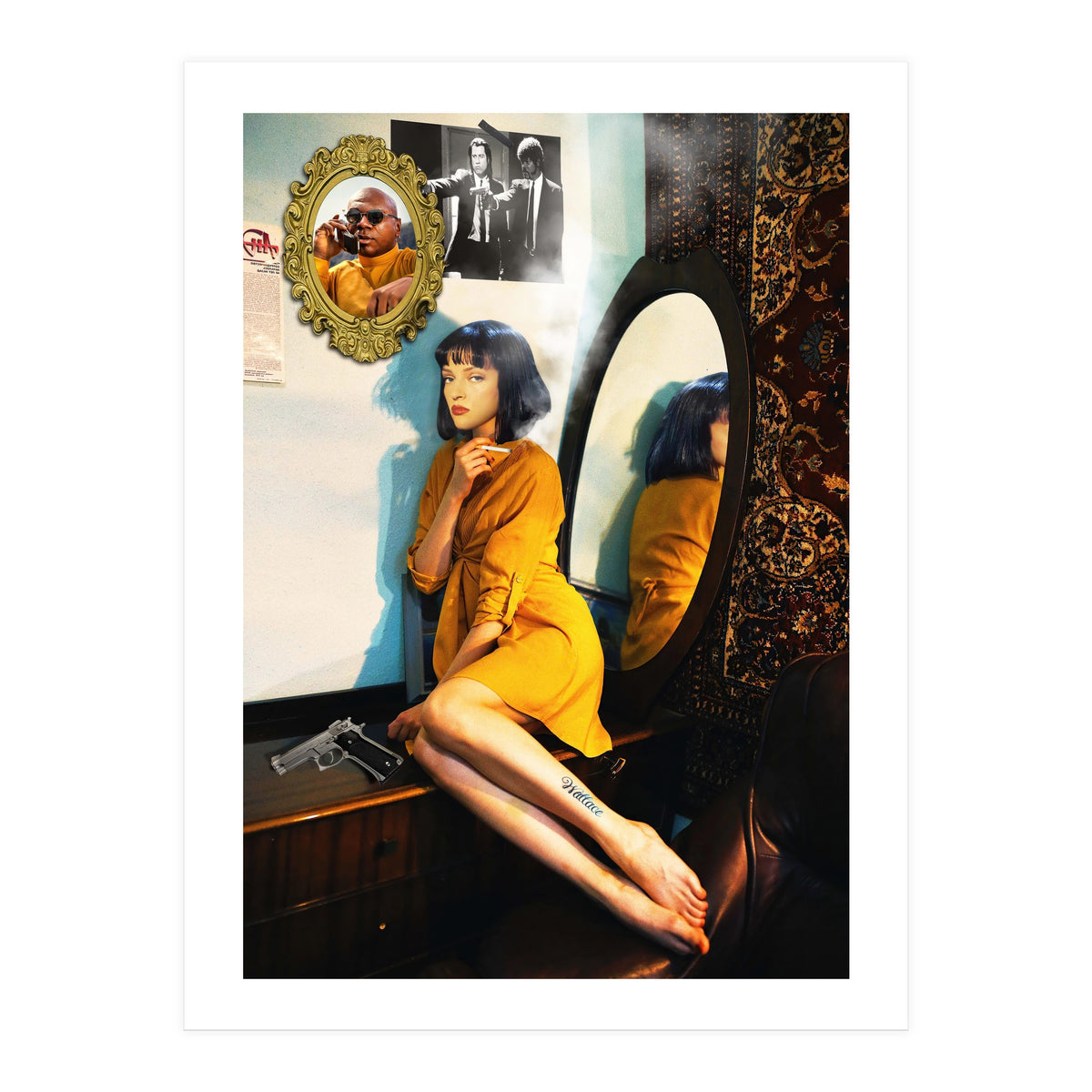 Mia On Bedroom (Print Only)